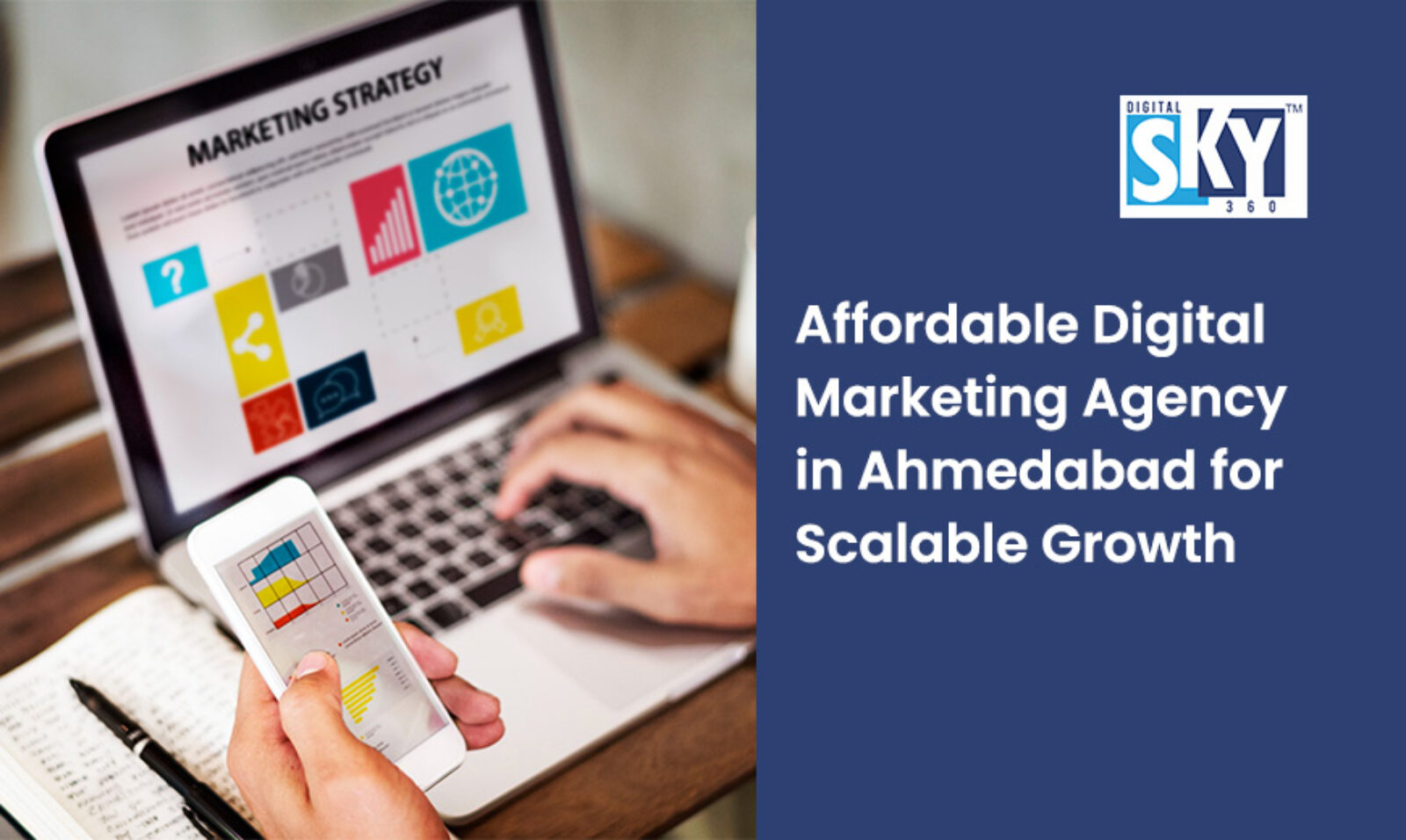 Affordable digital marketing agency in Ahmedabad office team strategy meeting